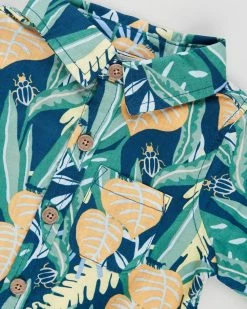 Coupon 👏 Cotton On Baby Leonard Button Down 👕 Shirt - Babies Submarine Blue & Holiday Bob ✨ -Baby Online store http3A2F2Fstatic.theiconic.com .au2Fp2Fcotton on baby 0348 2248441 3