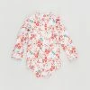 Wholesale ✨ Cotton On Baby Nicky Long Sleeve Ruffle 🩱 Swimsuit - Babies Vanilla & Red Orange Lulu Floral 🛒