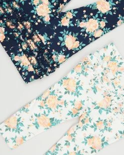 Budget 🧨 Cotton On Baby 2-Pack Quinn Ruffle Leggings - Babies Indigo, Vanilla & White Floral 🔥 -Baby Online store http3A2F2Fstatic.theiconic.com .au2Fp2Fcotton on baby 0434 0999631 4