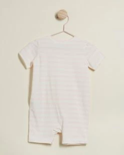 Flash Sale 😉 Cotton On Baby The Long Sleeve Zip Romper & Short Sleeve Romper Bundle - Babies Hannah Stripe Crystal Pink & Vanilla 🔥 -Baby Online store http3A2F2Fstatic.theiconic.com .au2Fp2Fcotton on baby 0471 2155941 3