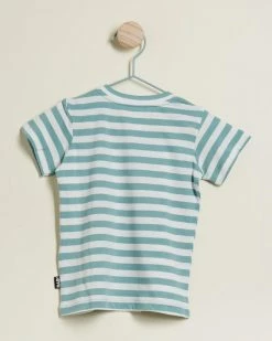 Flash Sale 👍 Cotton On Baby 2-Pack Jamie Short Sleeve Tee - Babies Hannah Stripe Taupy Brown & Rusty Aqua 💯 -Baby Online store http3A2F2Fstatic.theiconic.com .au2Fp2Fcotton on baby 0505 0745941 3