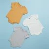 Buy ✨ Cotton On Baby Short Sleeve Bubbysuits 3-Pack - Babies Vintage Honey, Cloud Marle & Vanilla 👍