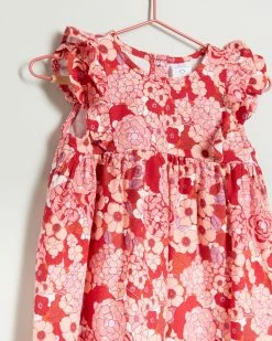 Flash Sale ⭐ Cotton On Baby Megan Sleeveless Ruffle 👗 Dress - Babies Vanilla & Lucky Red New York Floral ❤️ -Baby Online store http3A2F2Fstatic.theiconic.com .au2Fp2Fcotton on baby 0517 5055941 3