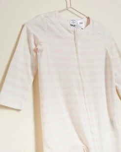 Flash Sale 😉 Cotton On Baby The Long Sleeve Zip Romper & Short Sleeve Romper Bundle - Babies Hannah Stripe Crystal Pink & Vanilla 🔥 -Baby Online store http3A2F2Fstatic.theiconic.com .au2Fp2Fcotton on baby 0654 2155941 4