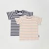 Top 10 🛒 Cotton On Baby 2-Pack Jamie Short Sleeve Tee - Babies Hannah Stripe Navy Blazer & Tawny Brown 🎁