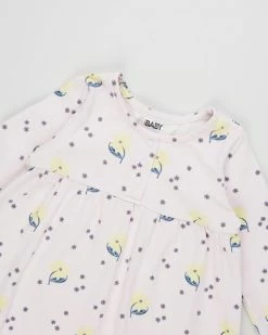 Best Pirce 👏 Cotton On Baby Molly Long Sleeve 👗 Dress - Babies Lavender Fog & Daisy Yellow Eugenie Floral 👍 -Baby Online store http3A2F2Fstatic.theiconic.com .au2Fp2Fcotton on baby 0843 2632241 3