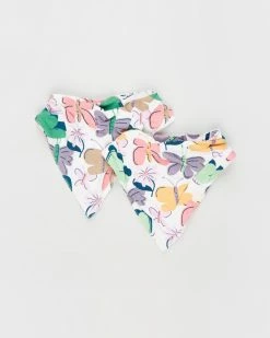 Best Sale ✨ Cotton On Baby 2-Pack Bandana Bib Vanilla Taupy & Vanilla Papaya Butterfly 🧨