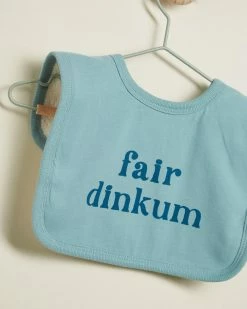 Cheap ✨ Cotton On Baby Square Bibs 2-Pack - Babies Taupy Brown Good On Ya & Rusty Aqua Fair Dinkum 🥰 -Baby Online store http3A2F2Fstatic.theiconic.com .au2Fp2Fcotton on baby 2053 7845941 4
