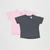 Coupon ✔️ Cotton On Baby Alfie Drop Shoulder Tee 2-Pack - Babies Cali Pink & Rabbit Grey Wash ✔️