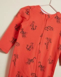 Best Pirce 😀 Cotton On Baby The Long Sleeve Zip Romper - Babies LCN Dis Red Orange & Tigger Time ✔️ -Baby Online store http3A2F2Fstatic.theiconic.com .au2Fp2Fcotton on baby 2408 0845941 3