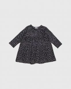 Budget 🥰 Cotton On Baby Molly Long Sleeve 👗 Dress - Babies Rabbit Grey & 🌞 Summer Ocelot 😍