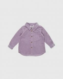 Top 10 ⭐ Cotton On Baby Sheldon Button Down 👚 Shirt - Babies Dusk Purple 👍