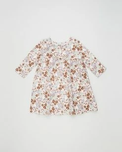 Cheapest 😀 Cotton On Baby Molly Long Sleeve 👗 Dress - Babies Rainy Day & Smashed Avo Lulu Floral 😉