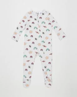Cheap 🥰 Cotton On Baby The Long Sleeve Zip Romper Licensed - Babies Cloud Marle & Hungry Insects 😉
