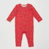 Outlet 🔥 Cotton On Baby The Long Sleeve Snap Romper Licensed - Babies Licensed Dr Seuss Lucky Red & Grinch Xmas Tree 🌟