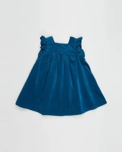 Flash Sale 🔥 Cotton On Baby Twyla Flutter 👗 Dress - Babies Submarine Blue ✨