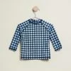 Best Pirce 🤩 Cotton On Baby Freddie Rash Vest - Babies Indigo & Vanilla Dylan Gingham 💯