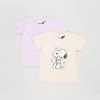 Promo 🔔 Cotton On Baby 2-Pack Jamie Short Sleeve Tee - Babies Pea Snoopy Each Other & Smell The Roses 🛒