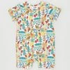 Best Sale ❤️ Cotton On Baby The Short Sleeve Romper - Babies Australiana Xmas & Vanilla 🔥