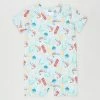 New ⌛ Cotton On Baby The Short Sleeve Romper - Babies Shrimpy Xmas & Frosty Blue 👏