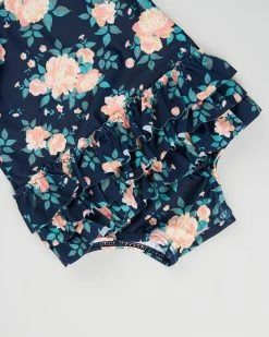 Budget 🧨 Cotton On Baby Charlene Ruffle 🩱 Swimsuit - Babies Indigo & Retro Coral Whitby Floral ⌛ -Baby Online store http3A2F2Fstatic.theiconic.com .au2Fp2Fcotton on baby 3876 8699631 3