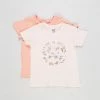 Best Sale 💯 Cotton On Baby 2-Pack Jamie Short Sleeve Tee - Babies Daisy Yin Yang & Save The Bees 🔥