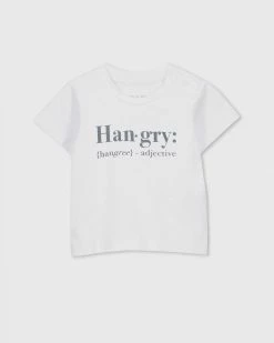 Best reviews of ⌛ Cotton On Baby Jamie Short Sleeve Tee - Babies White & Hangry 👏