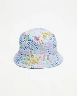 Coupon 😀 Cotton On Baby Sage & Clare Baby Bucket Hat - Babies LCN Sage Desert Floral & Frosty Blue 😉