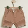 Wholesale ⭐ Cotton On Baby Jay Moto Shorts - Babies Taupy Brown Wash 🌟