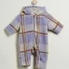 Budget 👍 Cotton On Baby Riley All-In-One - Babies Coco Jumbo & Dusk Purple Anna Tartan ⭐