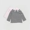 Promo 🛒 Cotton On Baby Lenny Long Sleeve Top - 2-Pack - Babies Hannah Stripe Cali Pink & Black 💯