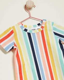 Deals ⌛ Cotton On Baby The Short Sleeve Romper - Babies Holly Jolly & Multi Stripe 🥰 -Baby Online store http3A2F2Fstatic.theiconic.com .au2Fp2Fcotton on baby 6200 9532241 3