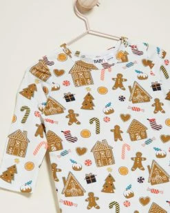 Coupon 🌟 Cotton On Baby The Long Sleeve Snap Romper - Babies Gingerbread Xmas & Vanilla 🤩 -Baby Online store http3A2F2Fstatic.theiconic.com .au2Fp2Fcotton on baby 6297 7532241 3