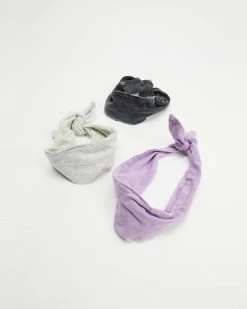 Wholesale 🧨 Cotton On Baby Tie Headband 3-Pack - Babies Grapesoda, Phantom Wash & Cloud Marle 🔥