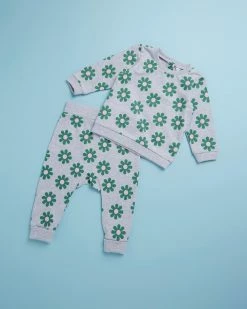 Best Sale 🧨 Cotton On Baby Spencer Sweater & Bailey Trackpants Bundle - Babies Cloud Marle & Bruny Daisy 🧨