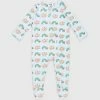 Best Sale ✨ Cotton On Baby The Long Sleeve Zip Romper - Babies LCN Hun Frost Blue & Hungry Caterpillar Sunshine 🔔