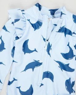 Outlet ⌛ Cotton On Baby Lucy Long Sleeve 🩱 Swimsuit - Babies White Water Blue & Dolphin 🤩 -Baby Online store http3A2F2Fstatic.theiconic.com .au2Fp2Fcotton on baby 7726 0308531 3