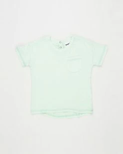 Hot Sale 😉 Cotton On Baby Alfie Drop Shoulder Tee - Babies Spearmint Wash 😉