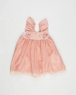 Discount 🛒 Cotton On Baby Rose Tulle 👗 Dress - Babies Gold 🔔