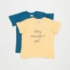 Hot Sale 💯 Cotton On Baby 2-Pack Jamie Short Sleeve Tee - Babies Why Wouldn't Ya & Brave 🔔