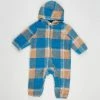Wholesale 😉 Cotton On Baby Riley All-In-One - Babies Submarine Blue & Taupy Brown Anna Tartan ❤️