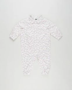 Budget 🛒 Cotton On Baby Noah Boilersuit - Babies Vanilla & Cali Pink Somerset Floral 🎉