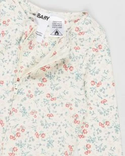 Brand new 💯 Cotton On Baby The Long Sleeve Zip Romper - Babies Dark Vanilla & Maude Floral ⌛ -Baby Online store http3A2F2Fstatic.theiconic.com .au2Fp2Fcotton on baby 8527 6272621 3