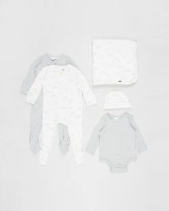 Budget 🧨 Cotton On Baby Bundle Newborn Romper, Bubbysuit, Blanket & Beanie - Babies Milk Hedgehog 👍