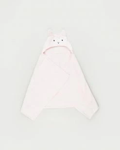 Budget ⭐ Cotton On Baby Baby Snuggle Towel - Babies Crystal Pink Bear 😀