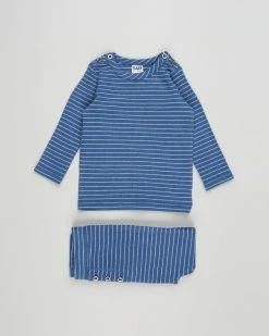 Brand new 🛒 Cotton On Baby 2-Piece David Top & Patrick Pant Set - Babies Petty Blue & Rainy Day ✨