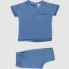 Cheapest 😍 Cotton On Baby Alfie Tee & Anders Leggings Set - Babies Petty Blue Wash 🔥