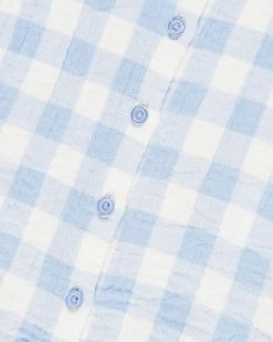 Flash Sale 😍 Cotton On Baby Mike Short Sleeve 👚 Shirt - Babies Dusk Blue & Vanilla Maxi Gingham 💯 -Baby Online store http3A2F2Fstatic.theiconic.com .au2Fp2Fcotton on baby 9689 6759521 3
