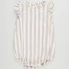 Best reviews of ✨ Cotton On Kids Martina Frill Bubbysuit - Babies Taupy Brown & Vanilla Robbo Stripe 👏