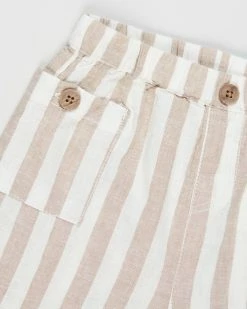 Best deal 🌟 Cotton On Kids Carl Button Shorts - Babies Taupy Brown & Vanilla Robbo Stripe 👍 -Baby Online store http3A2F2Fstatic.theiconic.com .au2Fp2Fcotton on kids 2708 4148441 3
